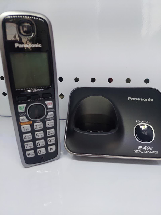 تلفن بیسیم پاناسونیک منو فارسی مشکی مدل 3711