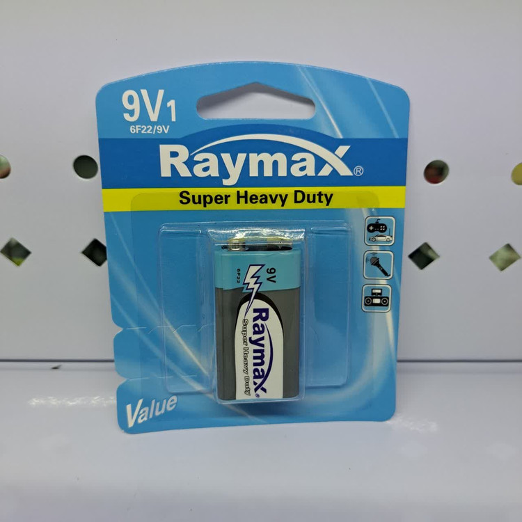 باتری کتابی 9 ولت رایمکس غیر قابل شارژ