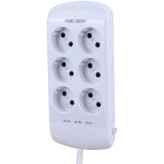 محافظ برق دیجیتال کامپیوتر و صوتی تصویری 6 خانه فروزش Lotus LT600 با کابل 2.8 متری