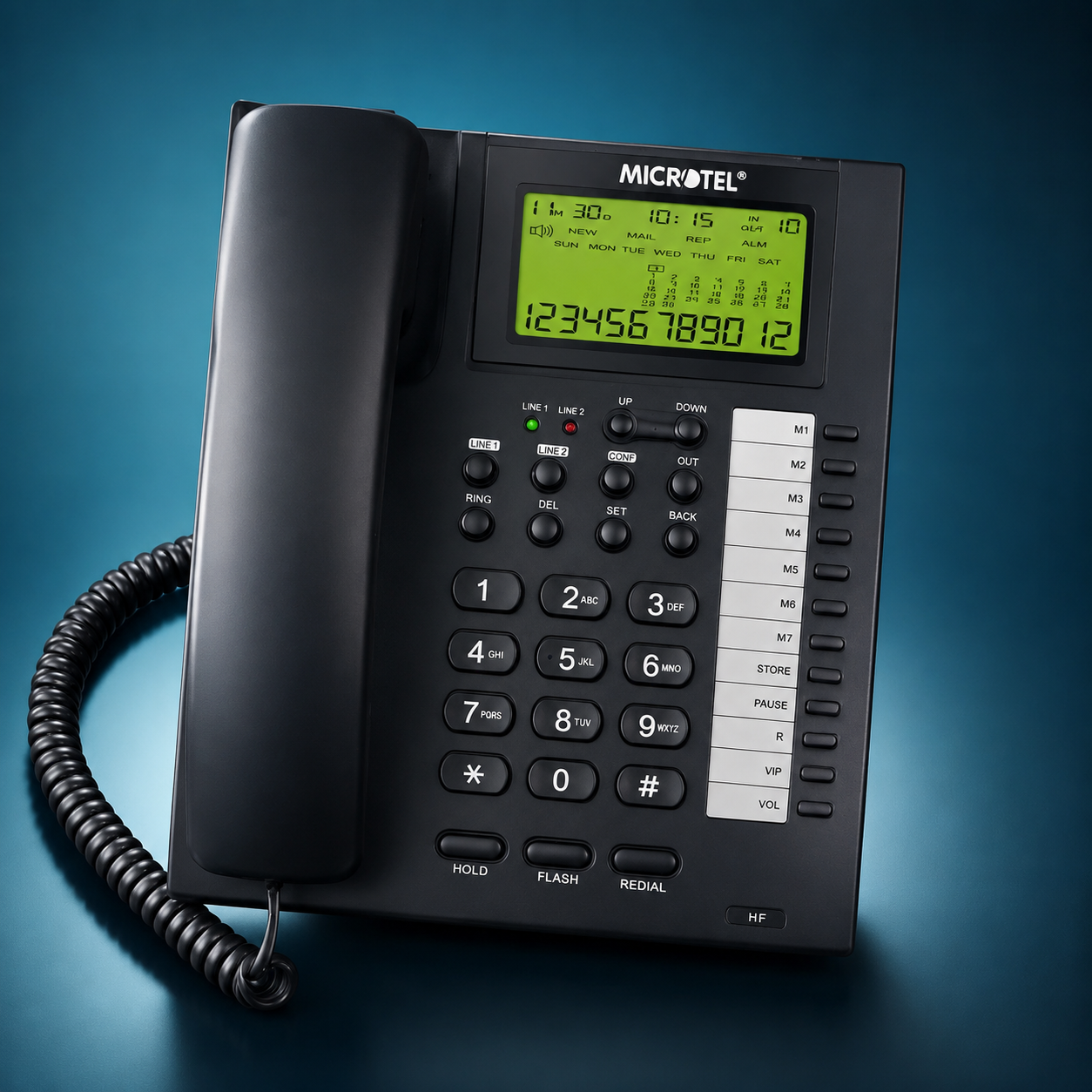 تلفن رومیزی دو خط مدل میکروتل MCT-8840-2-Line